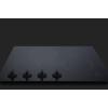 imageSummit CREK4B 24 Electric Cooktop with 4 Elements EuroKera Surface PushtoTurn Knobs Element Indicator Lights ADA COmpliant 220240 Volts in Black