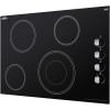 imageSummit 30 Electric Cooktop 4 Burners 208240V Radiant Cooktop Black CR4B30MBBlack