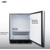 imageSummit 24 Undercounter Kegerator ADACompliant Stainless Steel  SBC58BLBIADANKBlack
