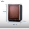 imageSummit 24 Undercounter Kegerator ADACompliant Stainless Steel  SBC58BLBIADANKPanel Ready