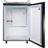imageSummit Appliance SBC635MBI7NK Builtin Commercially Listed Beer Dispenser with Automatic Defrost Digital Thermostat Deep Chill Function Drip Tray Casters and Black Exterior Finish