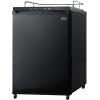imageSummit Appliance SBC635MBI7NK Builtin Commercially Listed Beer Dispenser with Automatic Defrost Digital Thermostat Deep Chill Function Drip Tray Casters and Black Exterior Finish