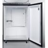 imageSummit Appliance SBC635MBI7NKSSHH Builtin Commercially Listed Beer Dispenser with Auto Defrost Digital Thermostat Stainless Steel Door Professional Horizontal Handle and Black Cabinet