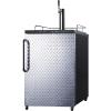 imageSummit SBC635MBIDPL Wine Dispenser Silver With Diamond Plate