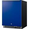 imageSummit Appliance ALFZ53B 24 Wide BuiltIn AllFreezer ADA Compliant 37 cuft Capacity Digital Thermostat High Temperature Alarm Recessed LED Light Factory Installed Lock Cobalt Blue Door