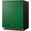 imageSummit Appliance ALFZ53G 24 Wide BuiltIn AllFreezer ADA Compliant Emerald Green Door 37 cuft Capacity Digital Thermostat High Temperature Alarm Recessed LED Light Factory Installed Lock