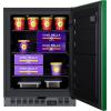 imageSummit Appliance ALFZ53G 24 Wide BuiltIn AllFreezer ADA Compliant Emerald Green Door 37 cuft Capacity Digital Thermostat High Temperature Alarm Recessed LED Light Factory Installed Lock