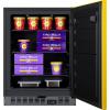 imageSummit Appliance ALFZ53Y 24 Wide BuiltIn AllFreezer ADA Compliant Saffron Gold Door 37 cuft Capacity Frostfree Operation Fingerprint Resistant Open Door Alarm