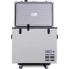 imageSummit Appliance SPRF86M2 Portable 1224V Cooler Capable of Operation as Refrigerator 28C or Freezer 12C with Insulated Cover Interior Wire Basket Lock Strap Handle and Four Wheels