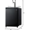 imageSummit SBC635MBI7TWIN Wine Dispenser Black
