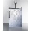 imageSummit SBC635MBIDPLTWIN Wine Dispenser Silver With Diamond Plate