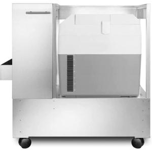 imageSummit Appliance SPRF36CART Mobile Stainless Steel Rolling Cart with SPRF36 Portable 1224V Vaccine RefrigeratorFreezer Exterior Stainless Steel Shelf Digital Thermostat Stainless Steel Handle