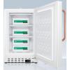 imageSummit Appliance ADA305AFTBC Builtin Undercounter 25C ADA Compliant AllFreezer in White Lock Pure Copper Towel Bar Handle Digital Controls Interior Baskets Access Port and Manual Defrost
