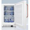 imageSummit Appliance ADA305AFTBC Builtin Undercounter 25C ADA Compliant AllFreezer in White Lock Pure Copper Towel Bar Handle Digital Controls Interior Baskets Access Port and Manual Defrost