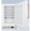 imageSummit Appliance ADA305AFTBC Builtin Undercounter 25C ADA Compliant AllFreezer in White Lock Pure Copper Towel Bar Handle Digital Controls Interior Baskets Access Port and Manual Defrost