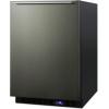 imageSummit Appliance SCFF53BXKSHHIM BuiltIn FrostFree Undercounter AllFreezer for Residential or Commercial Use with Icemaker Black Stainless Steel Door Horizontal Handle and Black CabinetBlack Stainless Steel