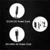 imageSummit Portable Refrigerator amp Freezer 194 cuft Capacity 12V DC Socket or Standard Wall Outlet Gray SPRF56