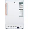 imageSummit Appliance ADA305AFTBC Builtin Undercounter 25C ADA Compliant AllFreezer in White Lock Pure Copper Towel Bar Handle Digital Controls Interior Baskets Access Port and Manual Defrost