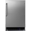 imageSummit Appliance ALFZ37BCSS Builtin Undercounter ADA Compliant Residential AllFreezer with Stainless Steel Cabinet Towel Bar Handle Door Storage Adjustable Thermostat and Manual DefrostStainless Steel
