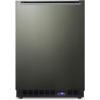 imageSummit Appliance SCFF53BXKSHHIM BuiltIn FrostFree Undercounter AllFreezer for Residential or Commercial Use with Icemaker Black Stainless Steel Door Horizontal Handle and Black CabinetBlack Stainless Steel