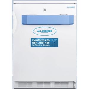 imageSummit Appliance VT65MLVAC456ADA Builtin Undercounter ADA Height 30C AllFreezer Certified to NSFANSI 456 for Vaccine Storage with NIST Calibrated ThermomterAlarm Manual Defrost