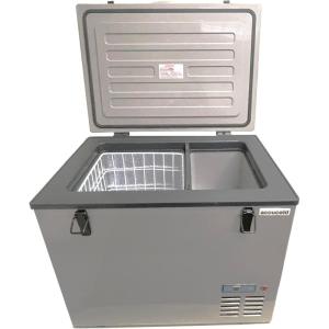 imageSummit Portable Refrigerator amp Freezer 194 cuft Capacity 12V DC Socket or Standard Wall Outlet Gray SPRF56