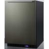 imageSCFF53BXKSHH 24 Undercounter or Freestanding Freezer with 472 cu ft Capacity Frost Free Operation Digital Thermostat and Adjustable Shelves in Black Stainless Steel