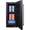 imageSummit SCFF1533B Cabinet Freezer with 245 cu ft Total Capacity Frost Free Operation Adjustable Chrome Shelves Sabbath Mode Setting and 100 CFC Free in