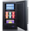 imageSummit SCFF1842SS Upright Freezer StainlessSteelBlack