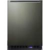 imageSCFF53BXKSHH 24 Undercounter or Freestanding Freezer with 472 cu ft Capacity Frost Free Operation Digital Thermostat and Adjustable Shelves in Black Stainless Steel