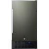 imageSummit SCFF1842KS 18 Builtin or Undercounter Freezer with 27 cu ft Capacity Frost Free Operation Digital Thermostat and Adjustable Chrome Shelves in Black Stainless SteelBlack Stainless Steel