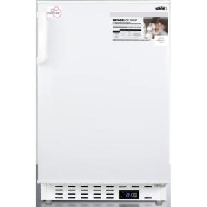 imageSummit Appliance 268 CU FT Manual DEFROST Upright MOMCUBE Breast Milk Freezer in WhiteWhite