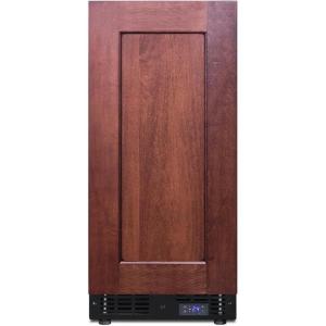 imageSummit SCFF1533BIF 15Inch Wide Freezer 245 cu ft Frost Free Operation Adjustable Chrome Shelves Sabbath Mode PanelReady Panel Not IncludedPanel Ready